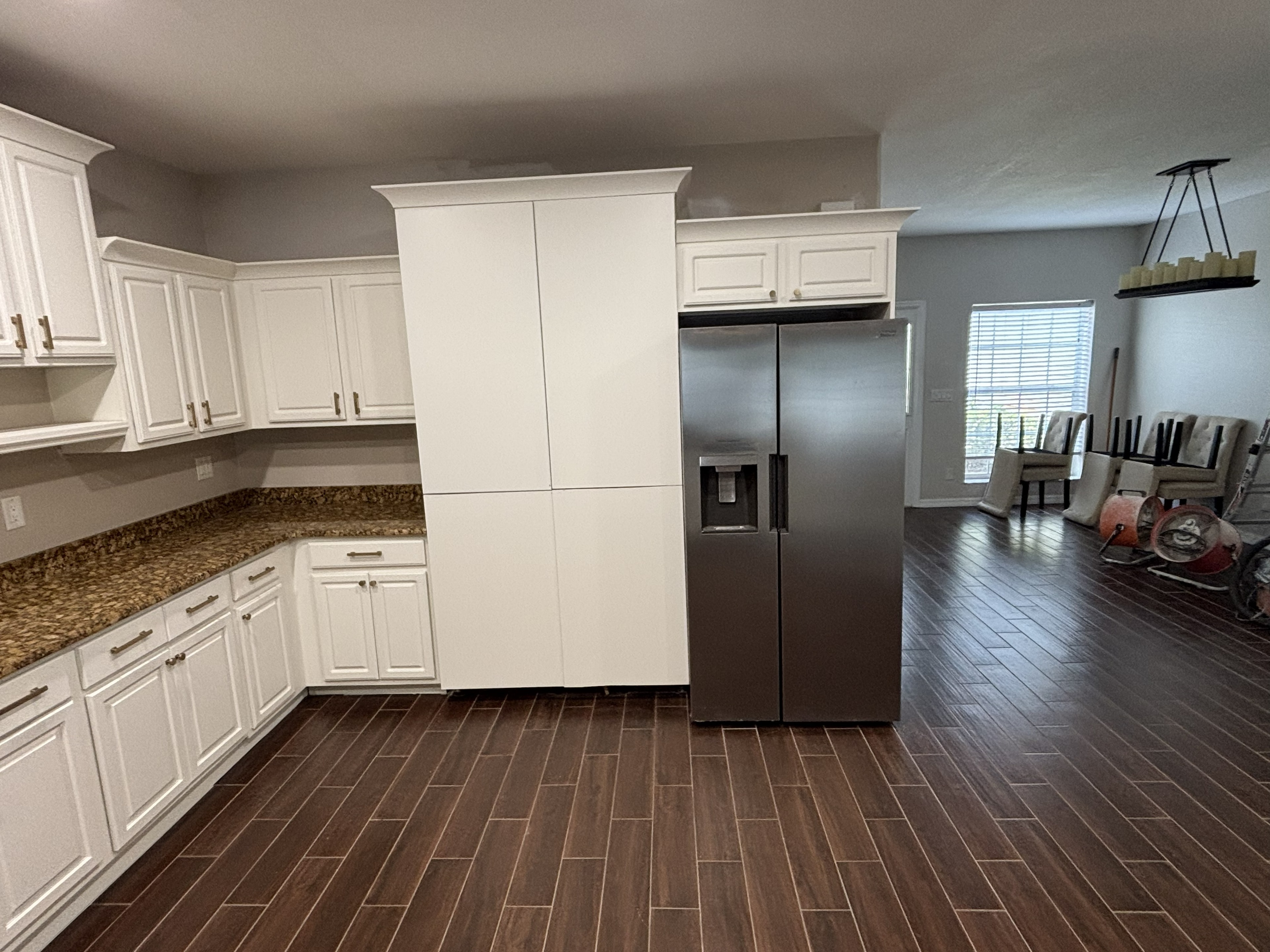 Cabinet Repaint — Finished (Pantry Side)