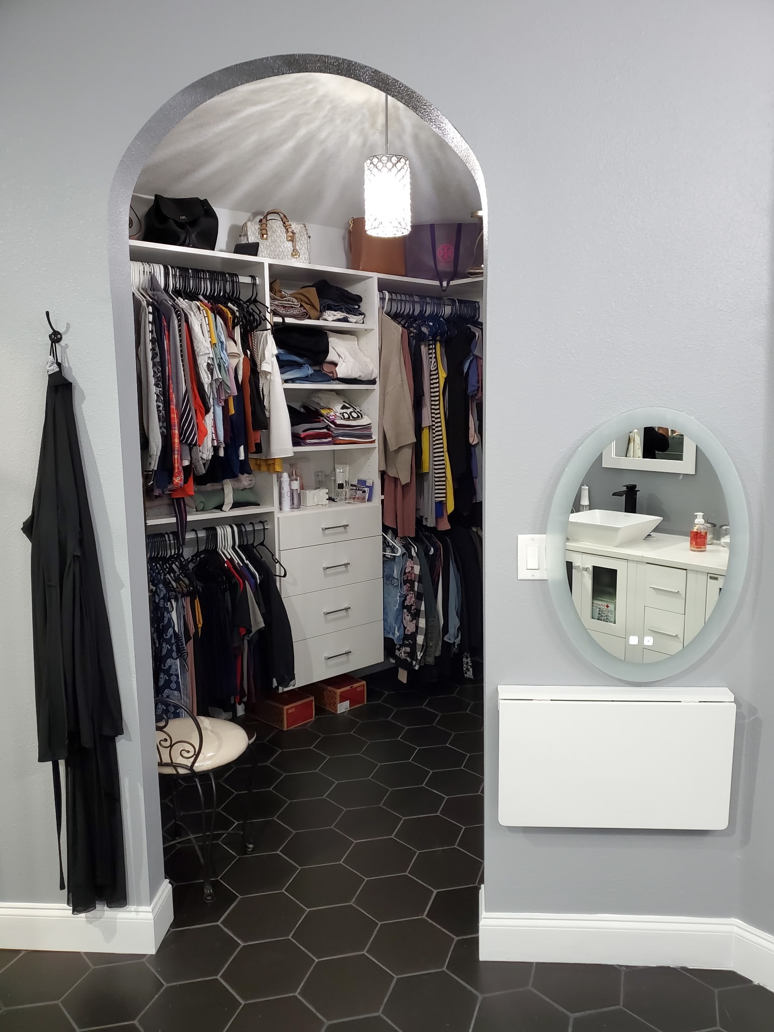 Master Bath Remodel — Walk-In Closet