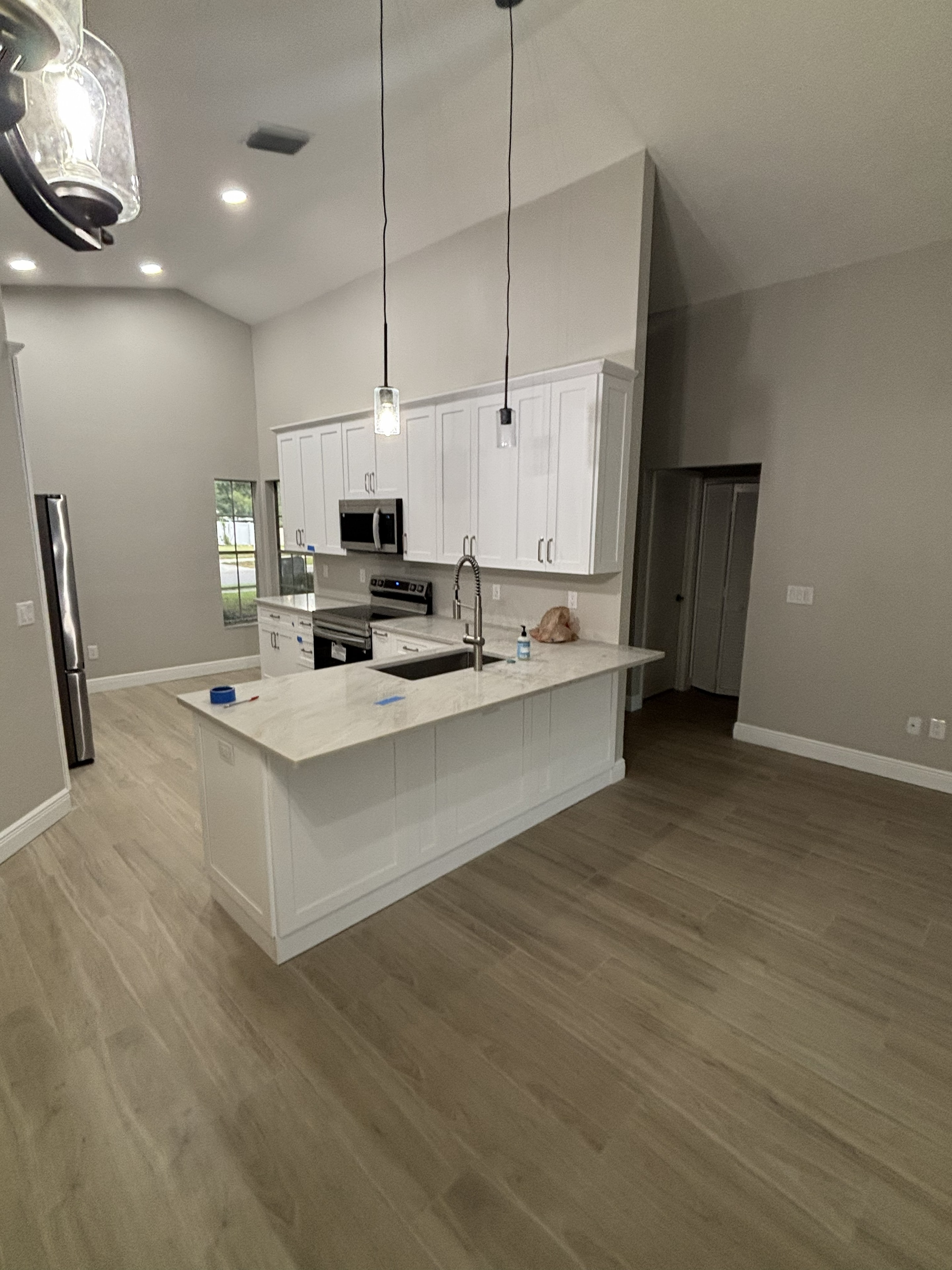 Finished Kitchen — Island View