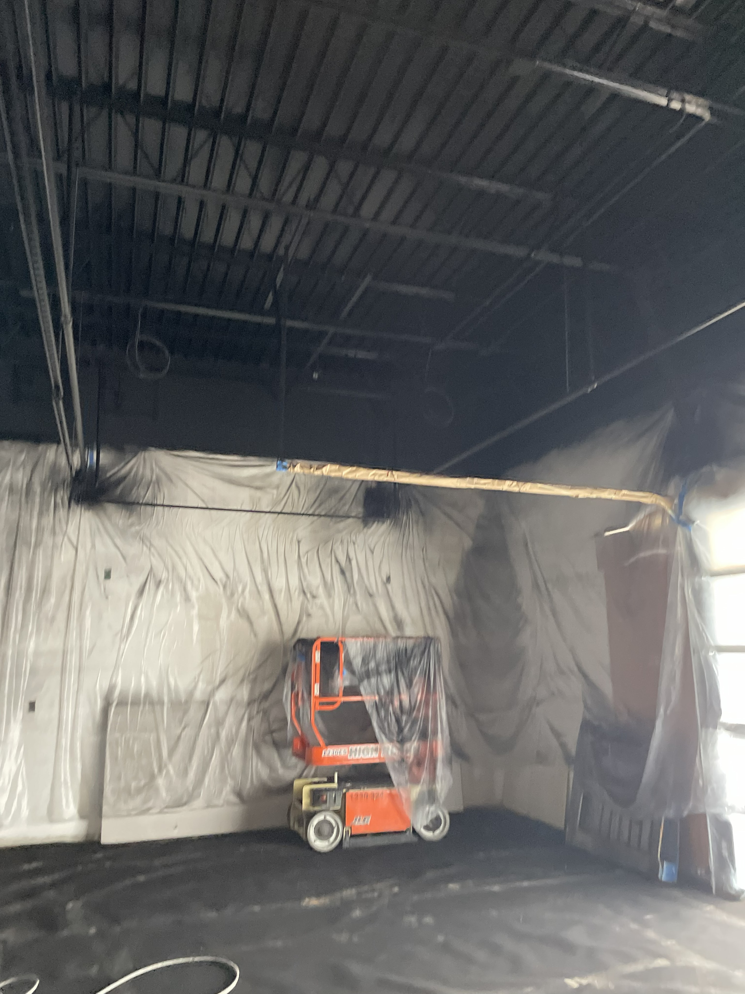 Restaurant Open Ceiling — In Progress