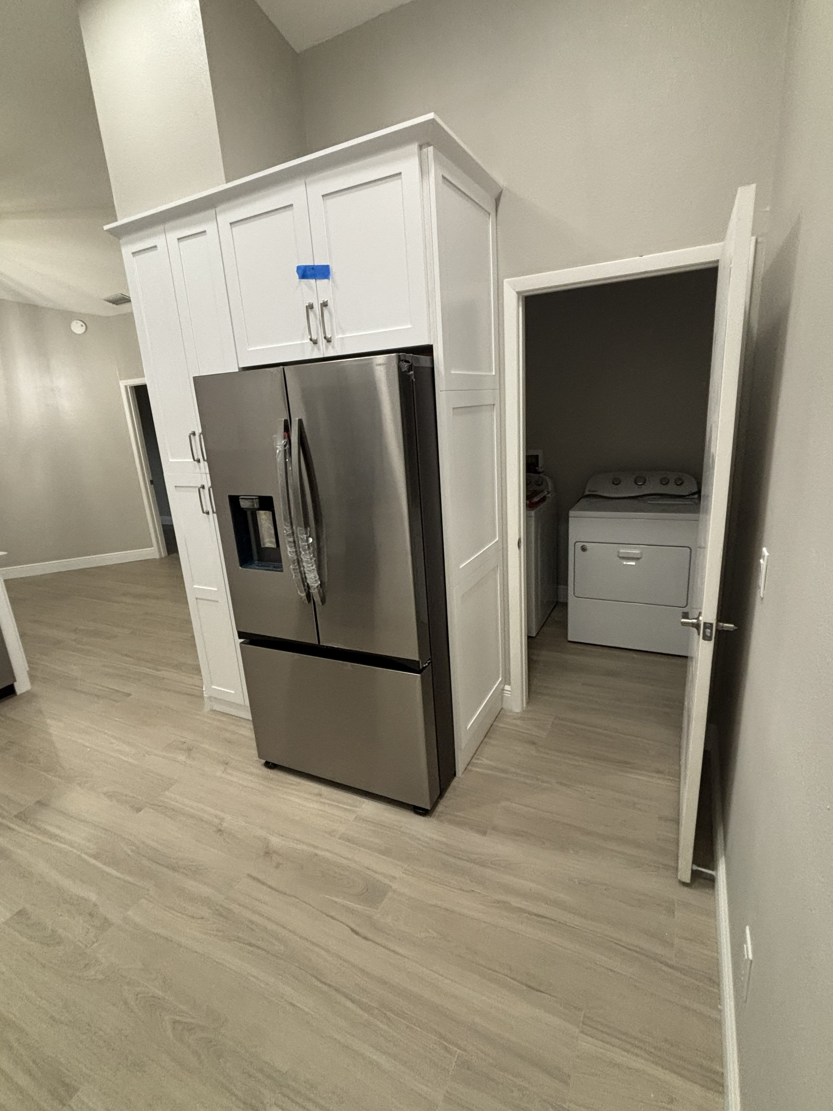 Finished Kitchen — Refrigerator Side