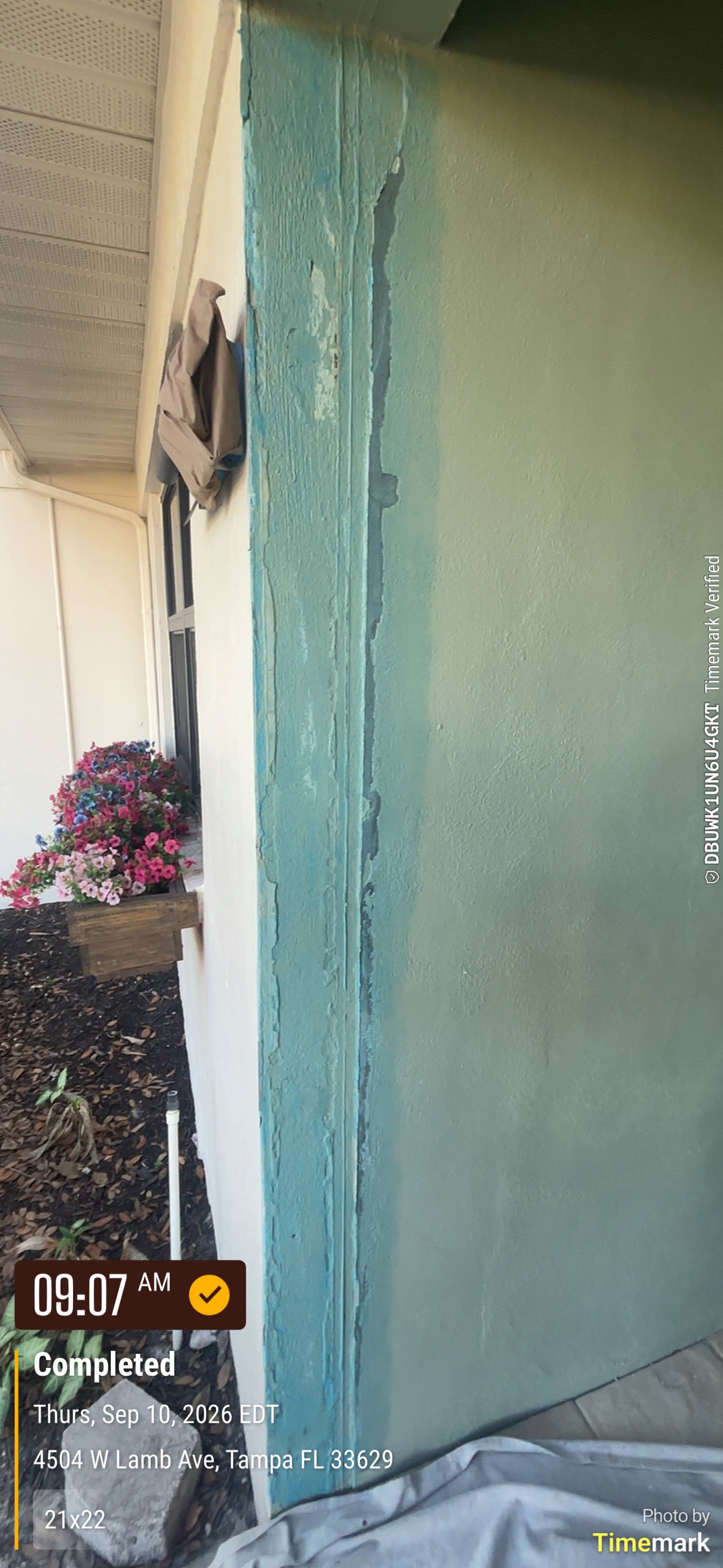 Stucco Repair — Before