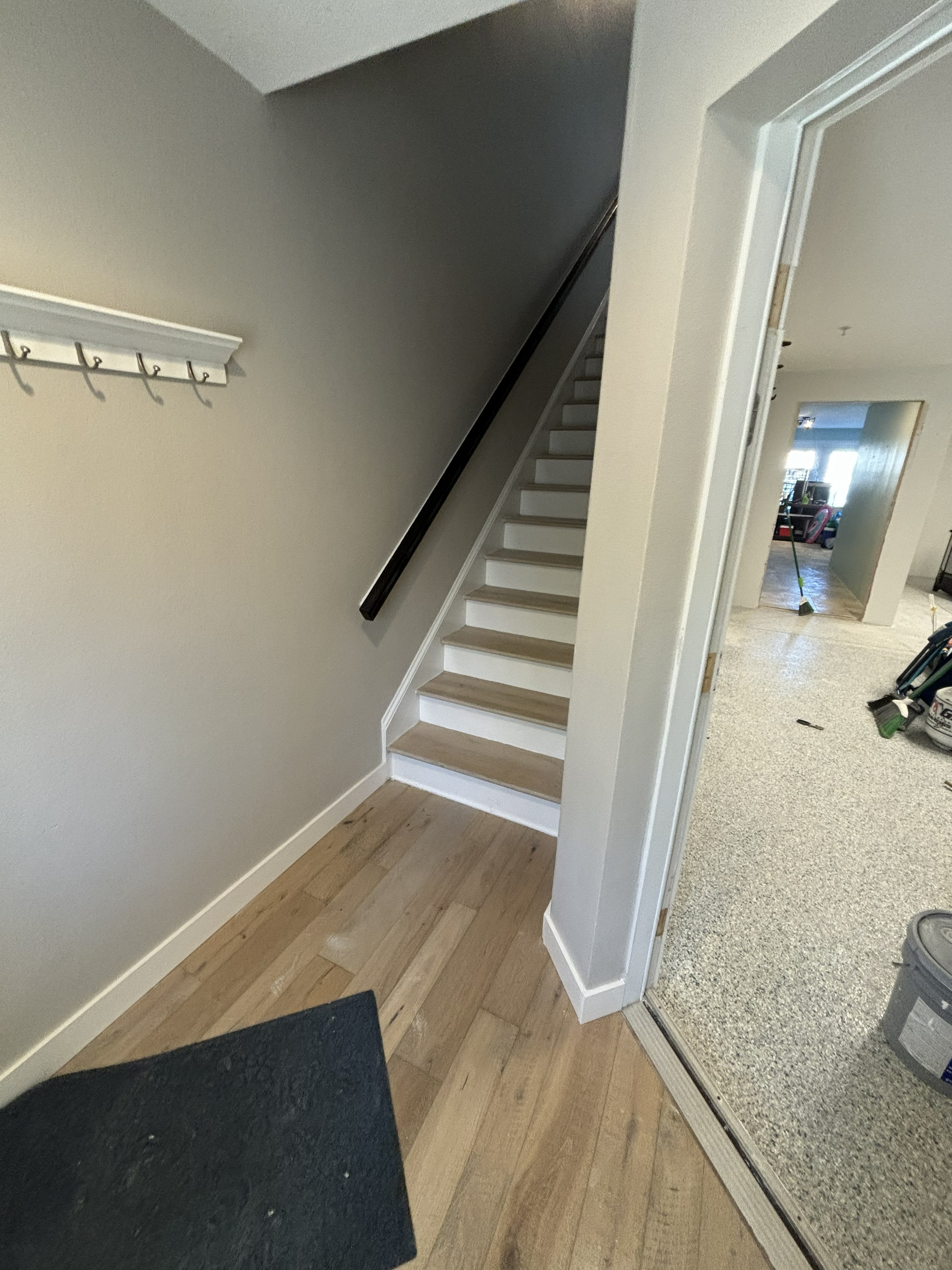 Water Damage Stairwell — After