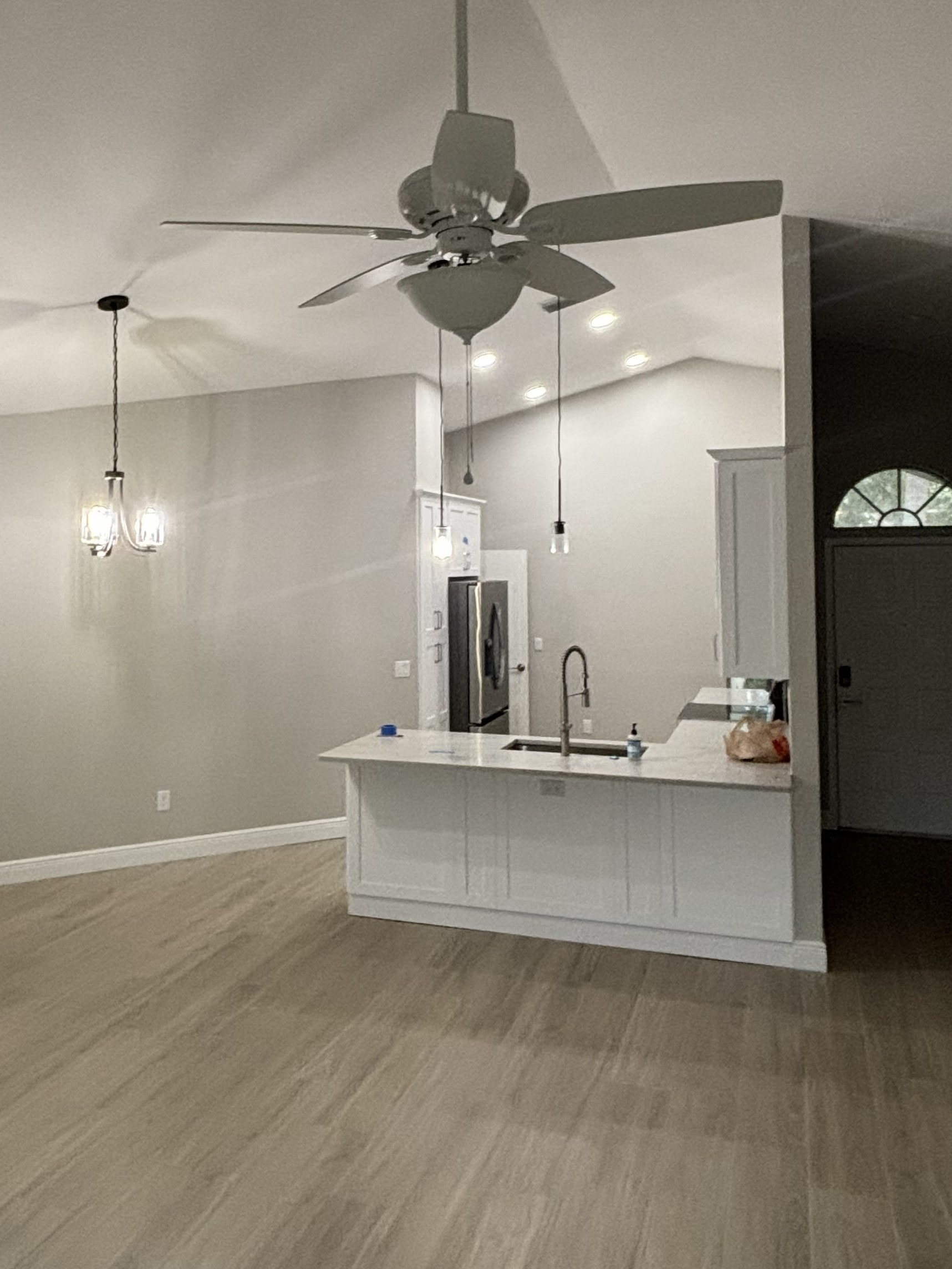 Finished Kitchen — Living Area View