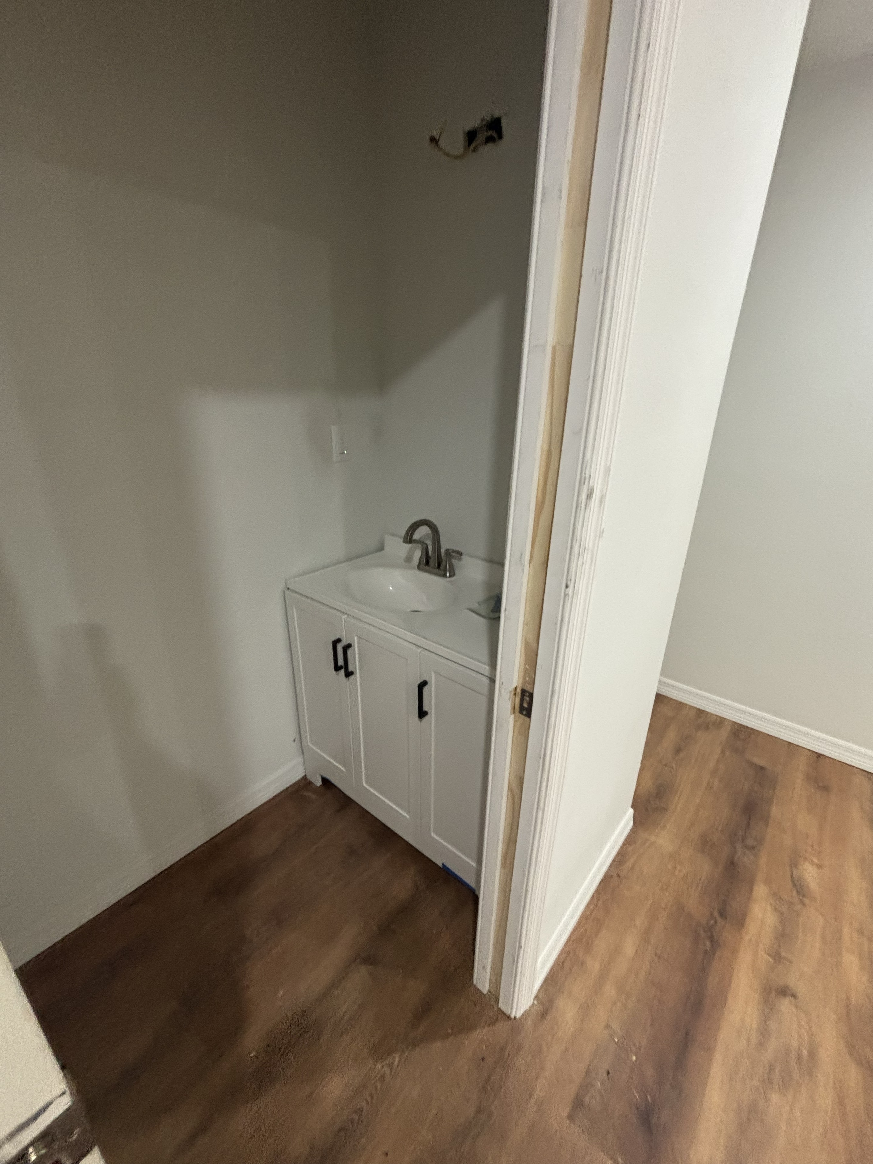 Garage Conversion — Bathroom Vanity